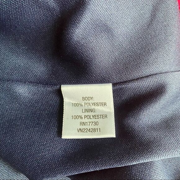 Navy & Orange Floral Ruffle Tank | Size S - Picture 7 of 8